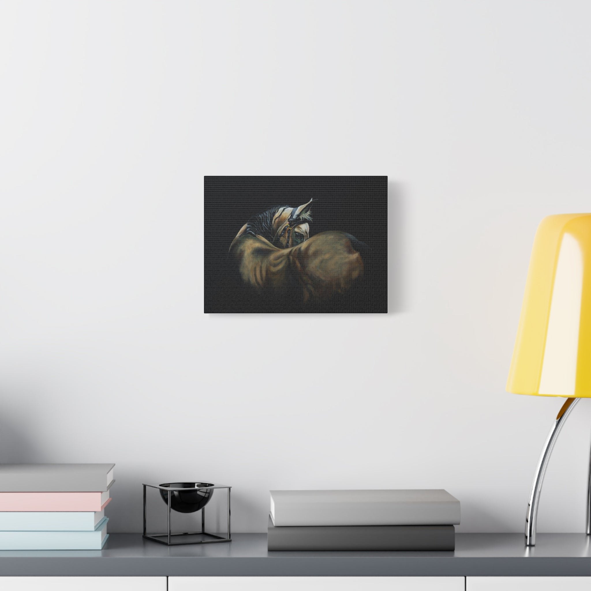 Horse Portrait Canvas Print — Matte Stretched Wall Art (1.25")