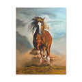 Running Horse Matte Canvas Wall Art — Stretched 1.25"